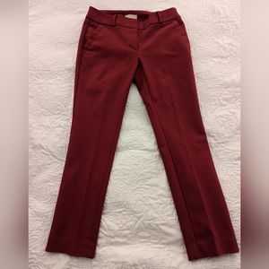 LOFT Outlet berry work pants